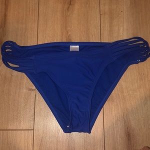 Blue bikini bottom size s